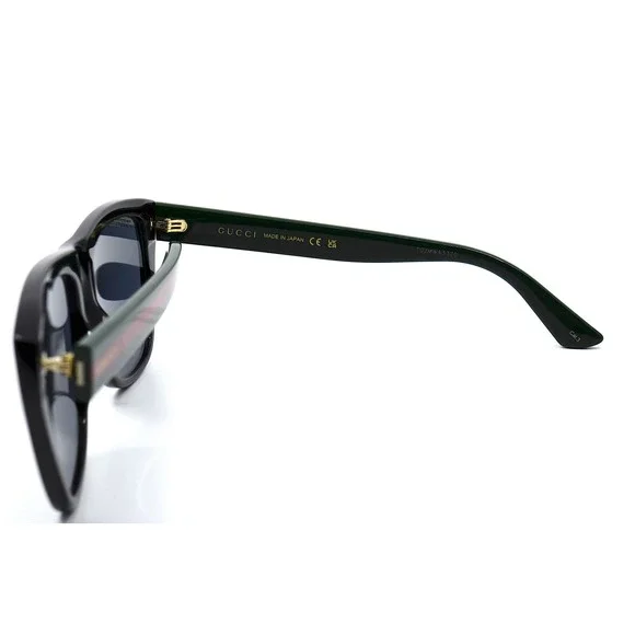 GUCCI GG0926S 001 BLACK/GREEN GREY AUTHENTIC SUNGLASSES - Picture 9 of 14
